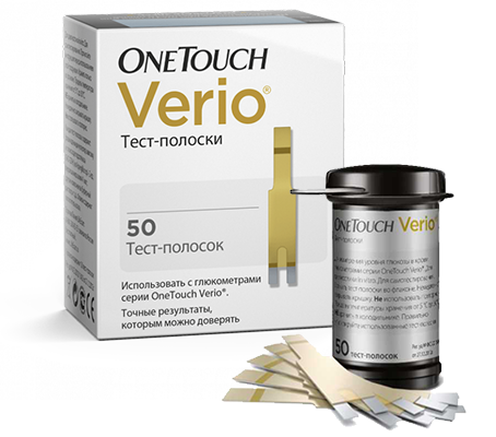 One touch verio полоски 100